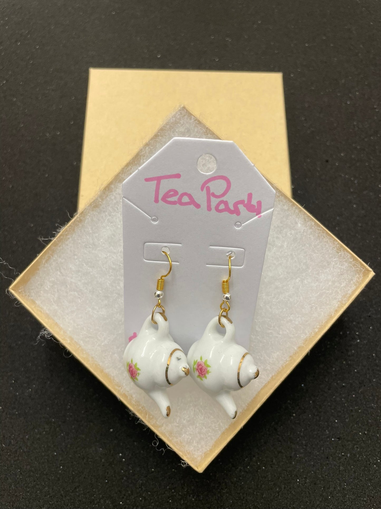Goose's Handmade Tea Party Earrings