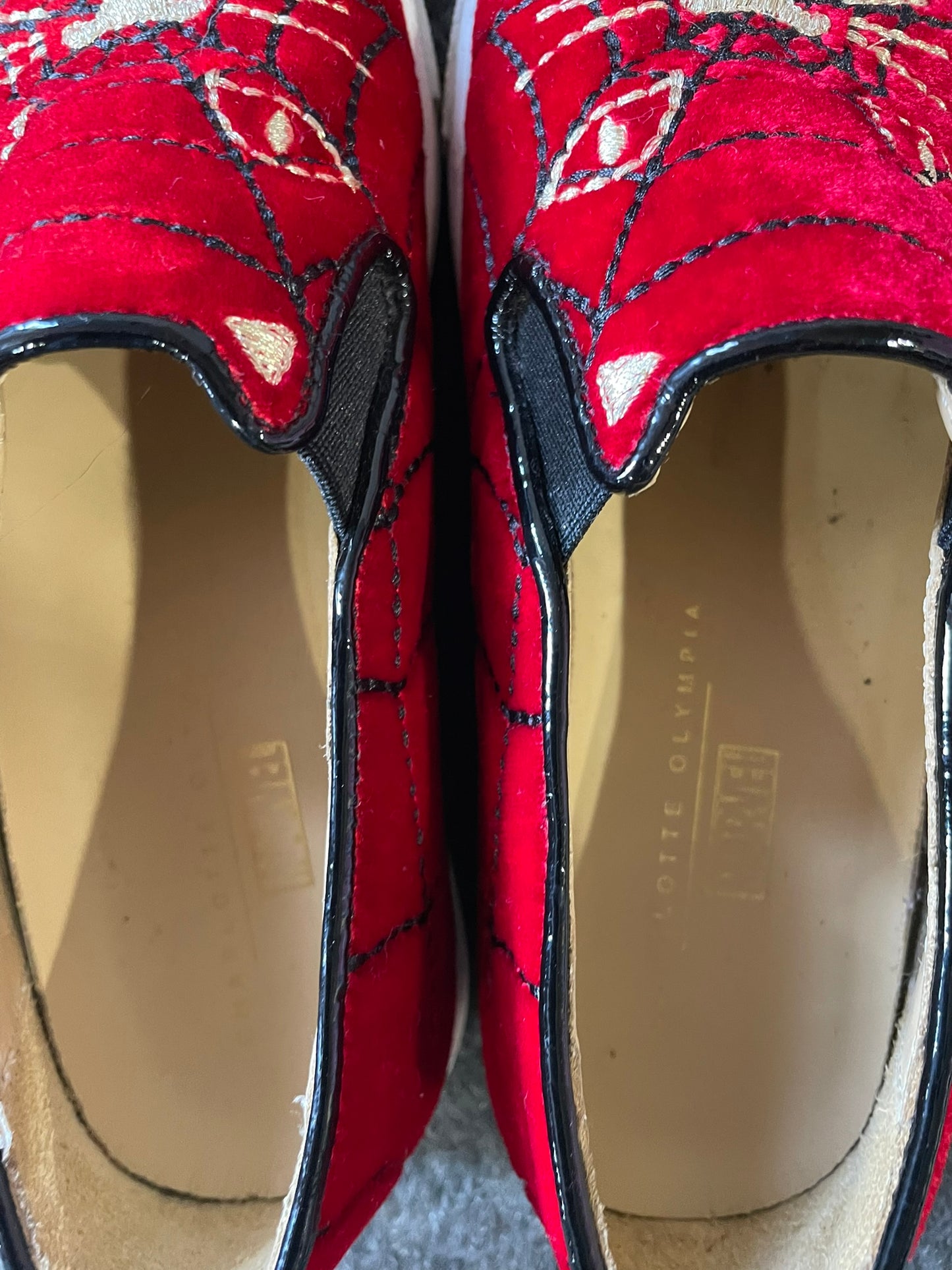 Charlotte Olympia Spiderman Shoe Kids Size EU 32 US 1
