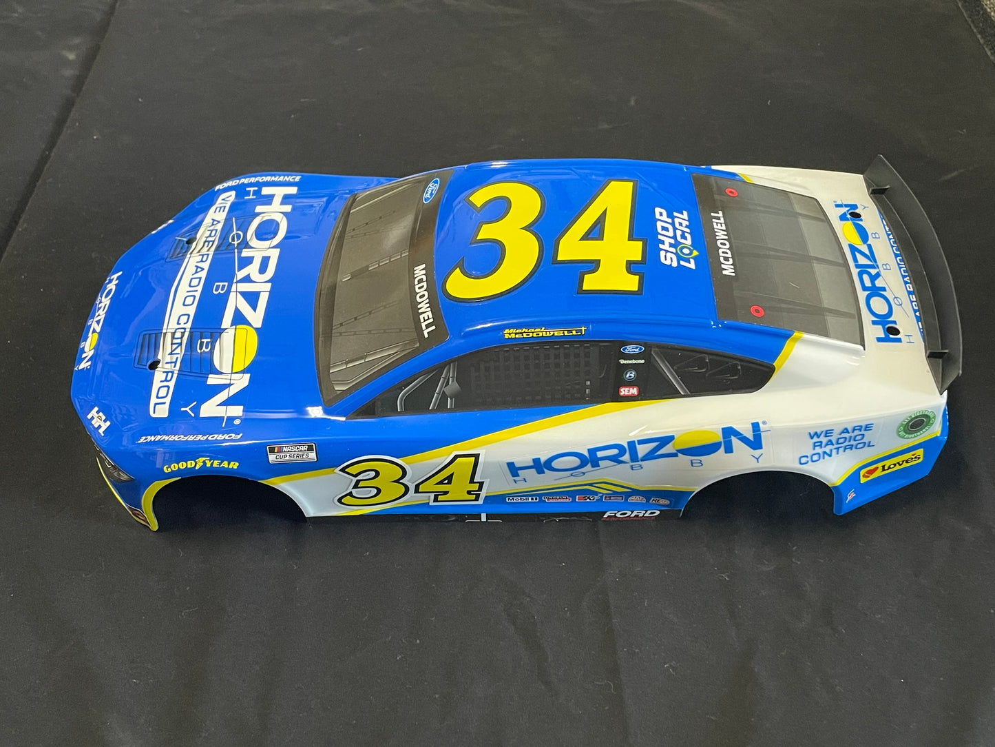 Losi McDowell #34 Horizon Hobby 2024 Body NASCAR
