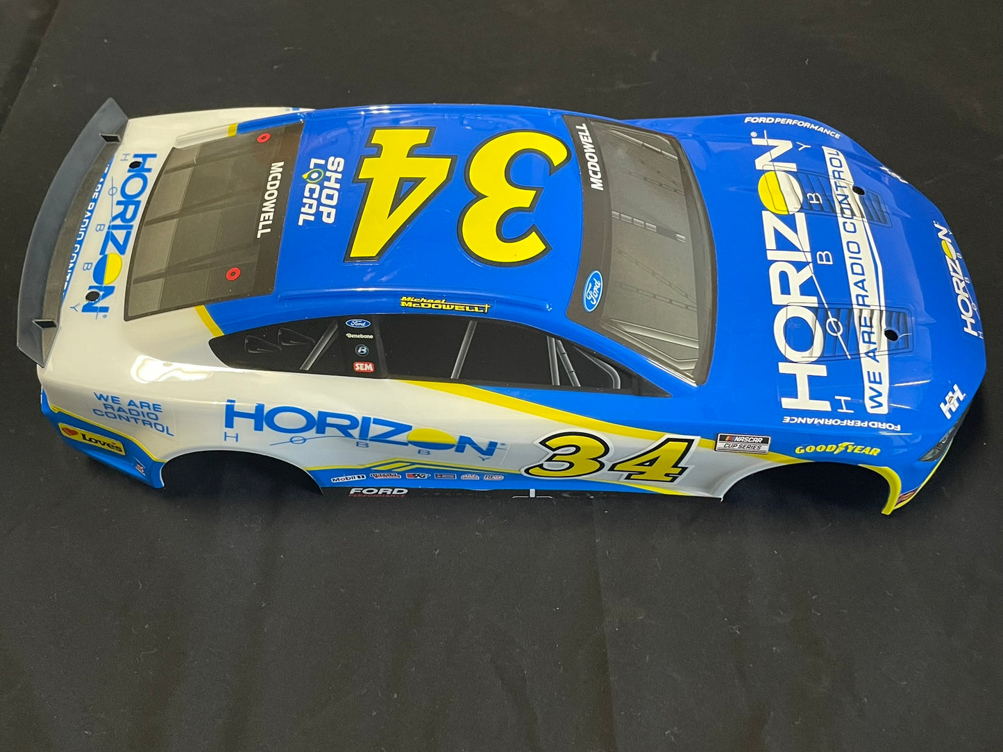 Losi McDowell #34 Horizon Hobby 2024 Body NASCAR