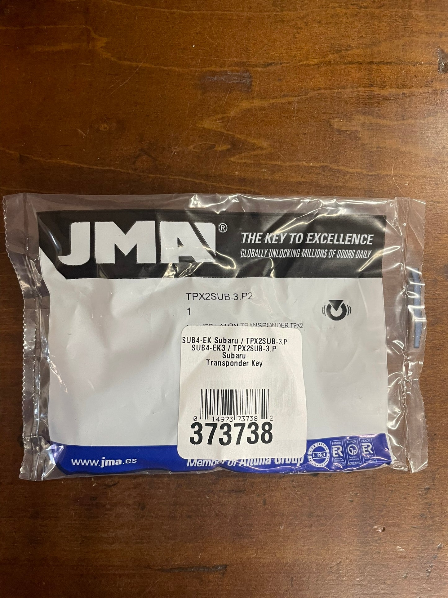 SUB4-EK Subaru Transponder Key