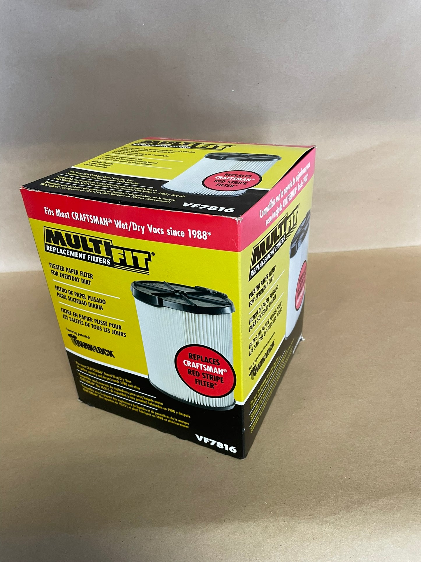 Multifit Pleated Paper Filter VF7816