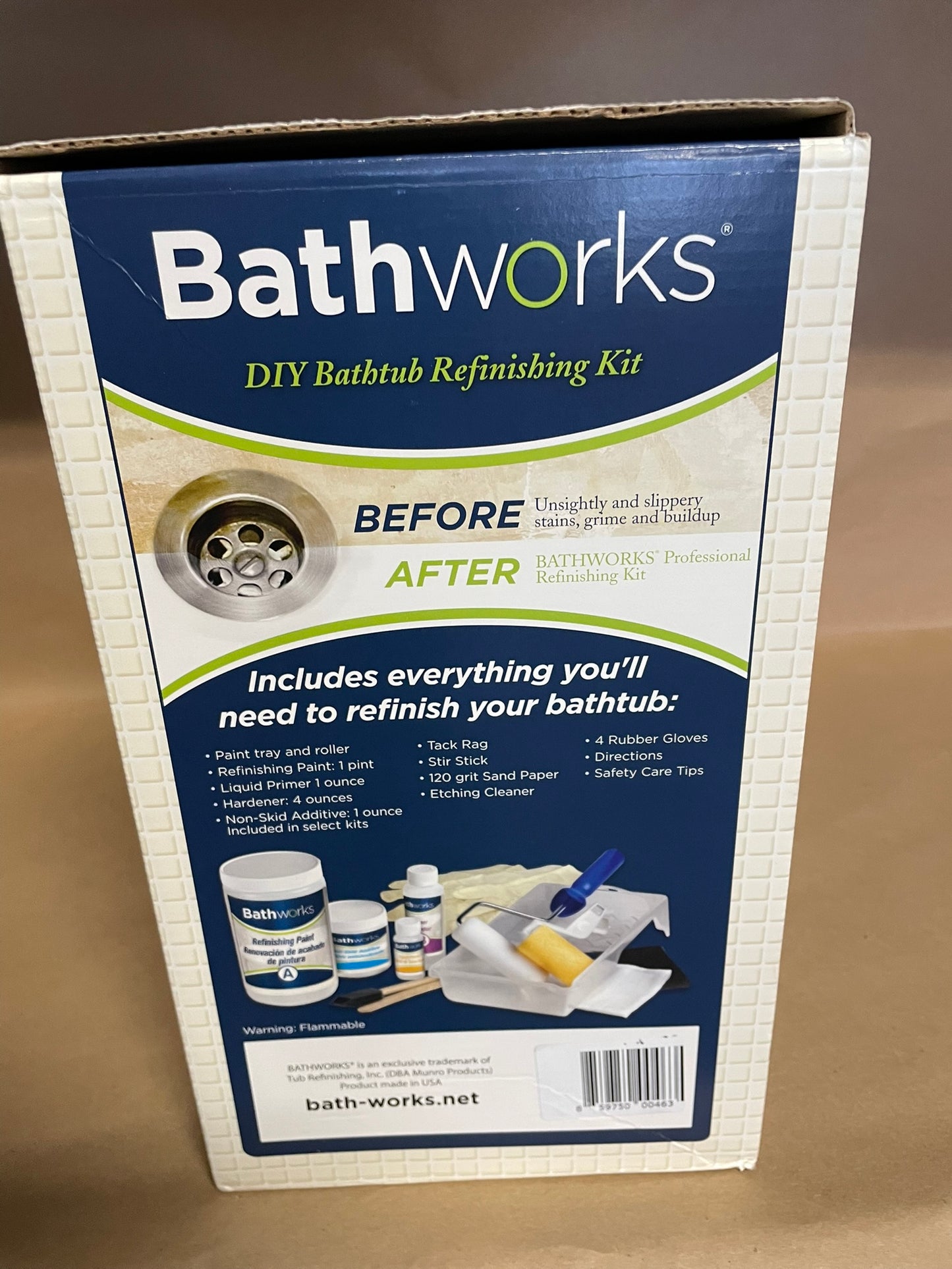 Bathworks DIY Bathtub Refinishing Kit