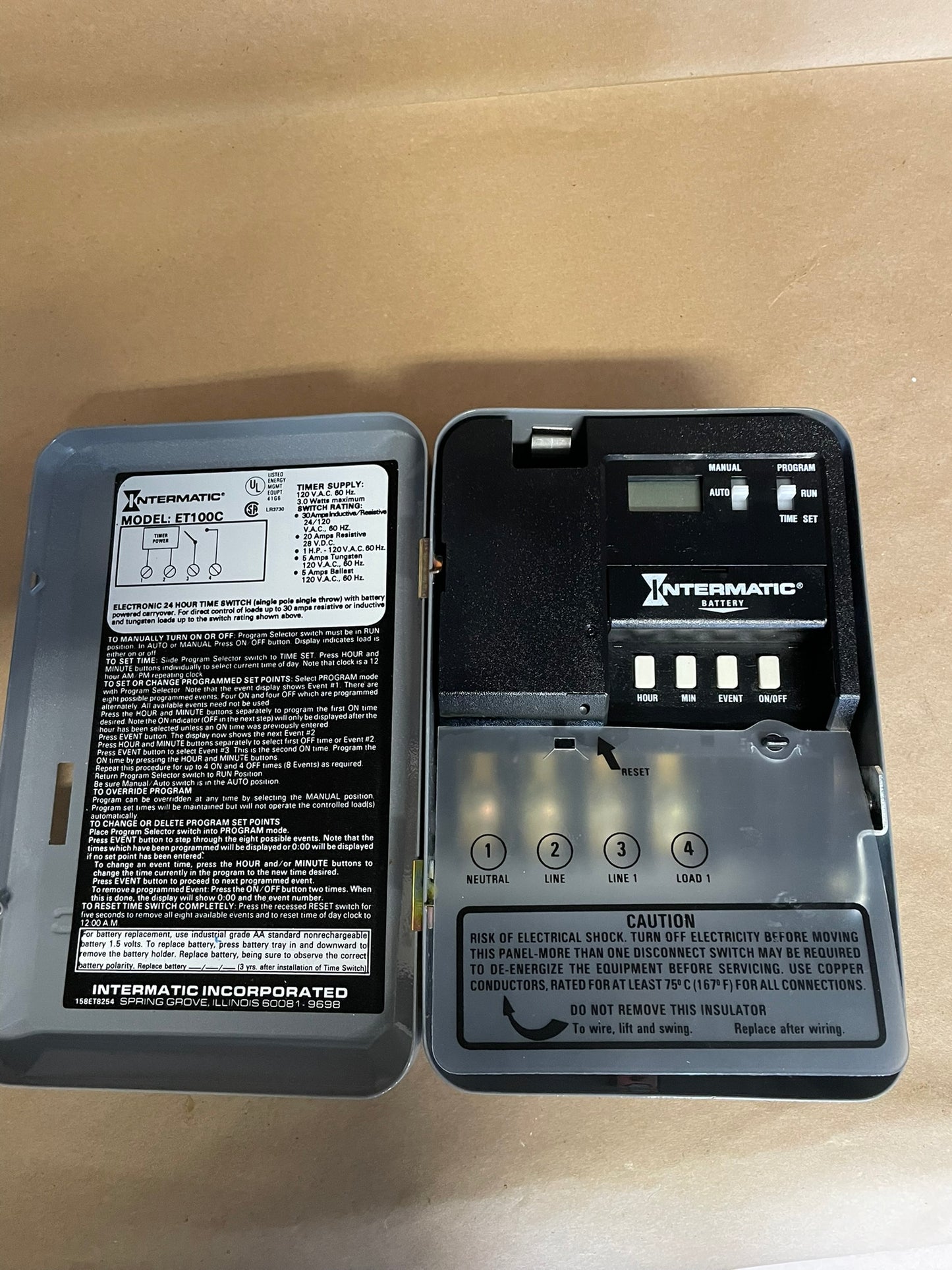 ET100C Electronic Time Switch