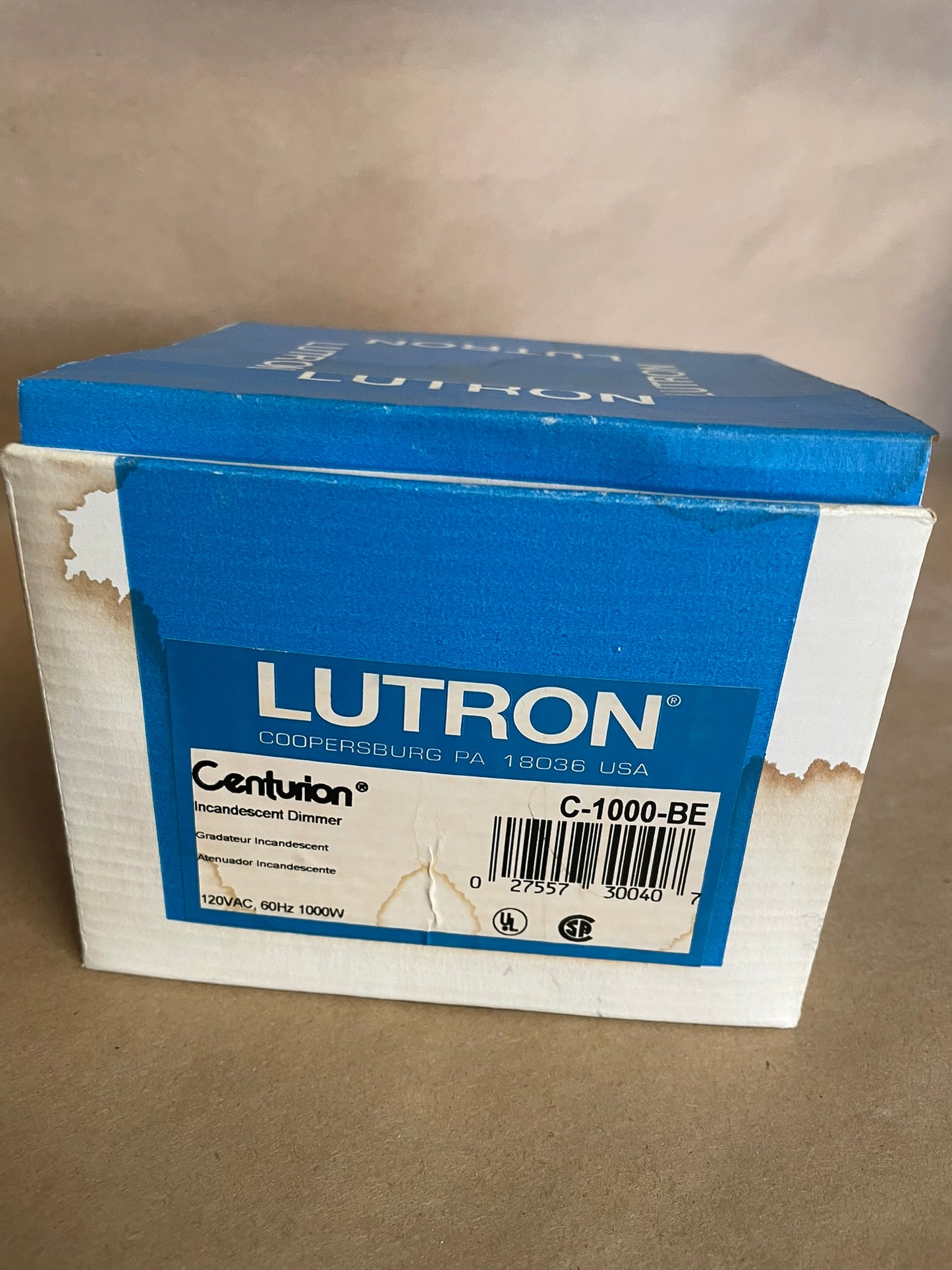 Lutron Centurion C-100-BE Dimmer Switch
