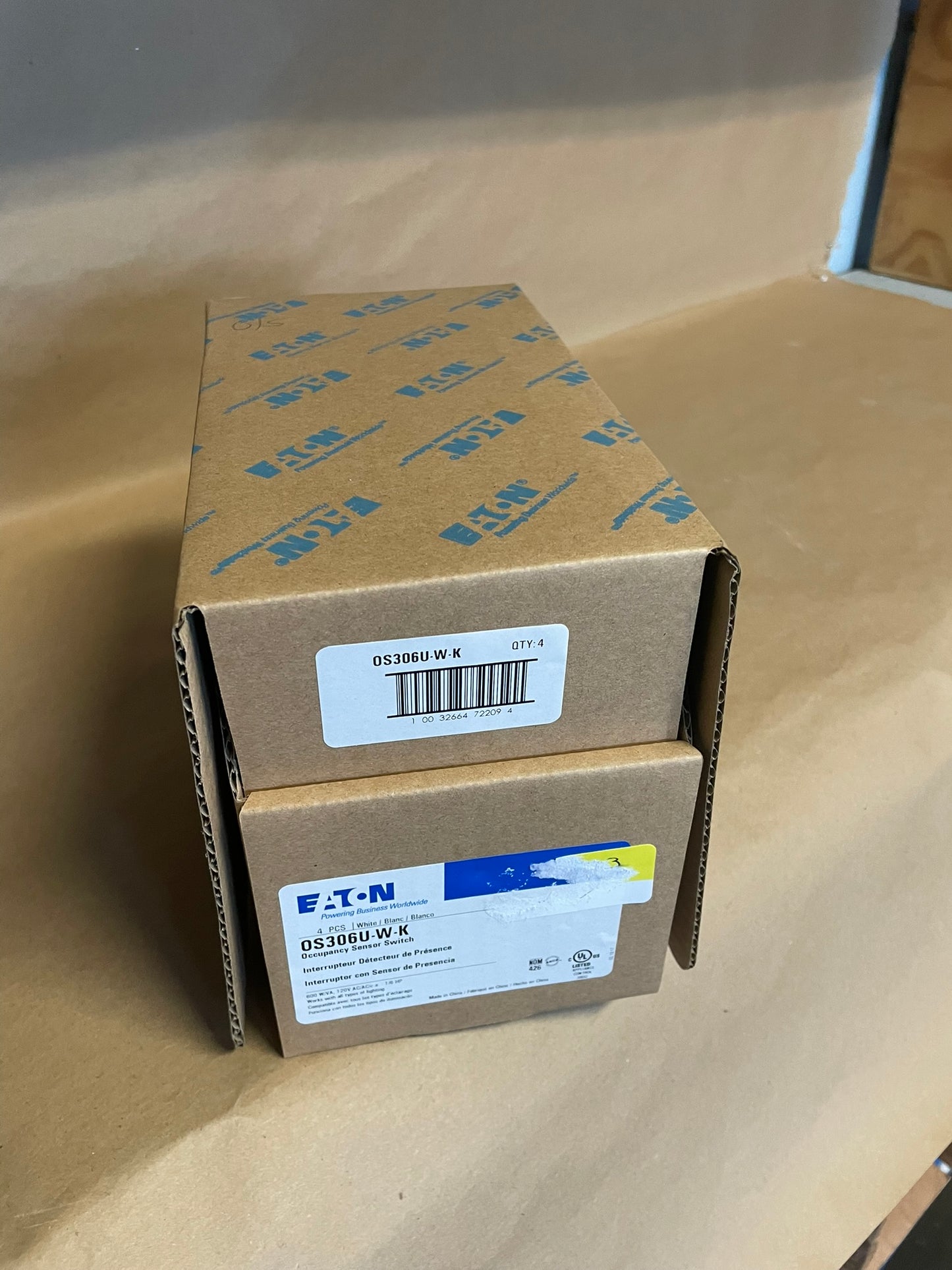 Case of 4 O306U-WK-K Energy Aving Occupancy Sensor