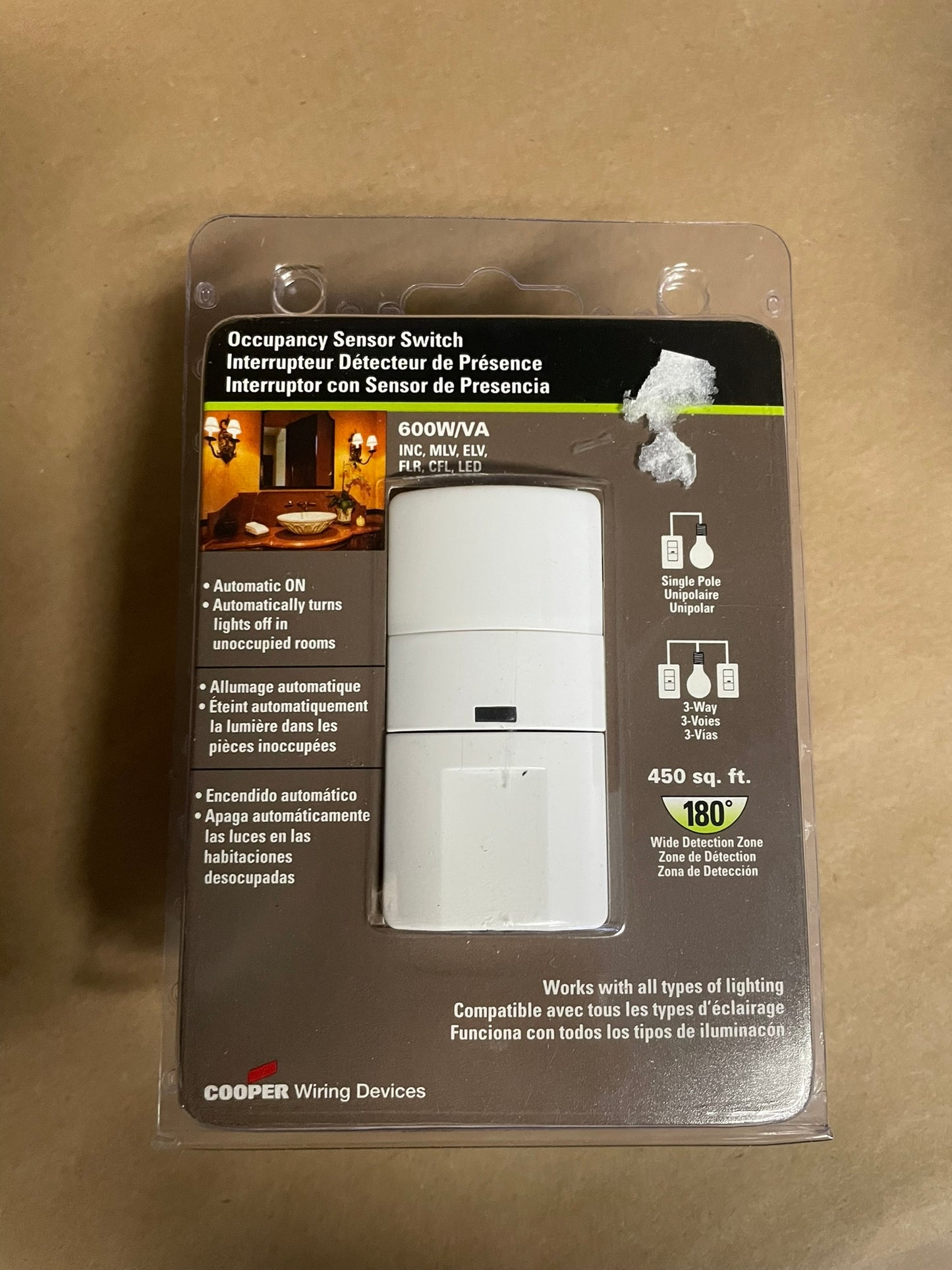 Case of 4 O306U-WK-K Energy Aving Occupancy Sensor