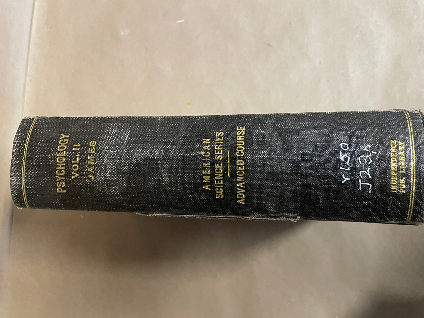 Psychology Vol I and Vol II American Science Series Advanced Course 1905
