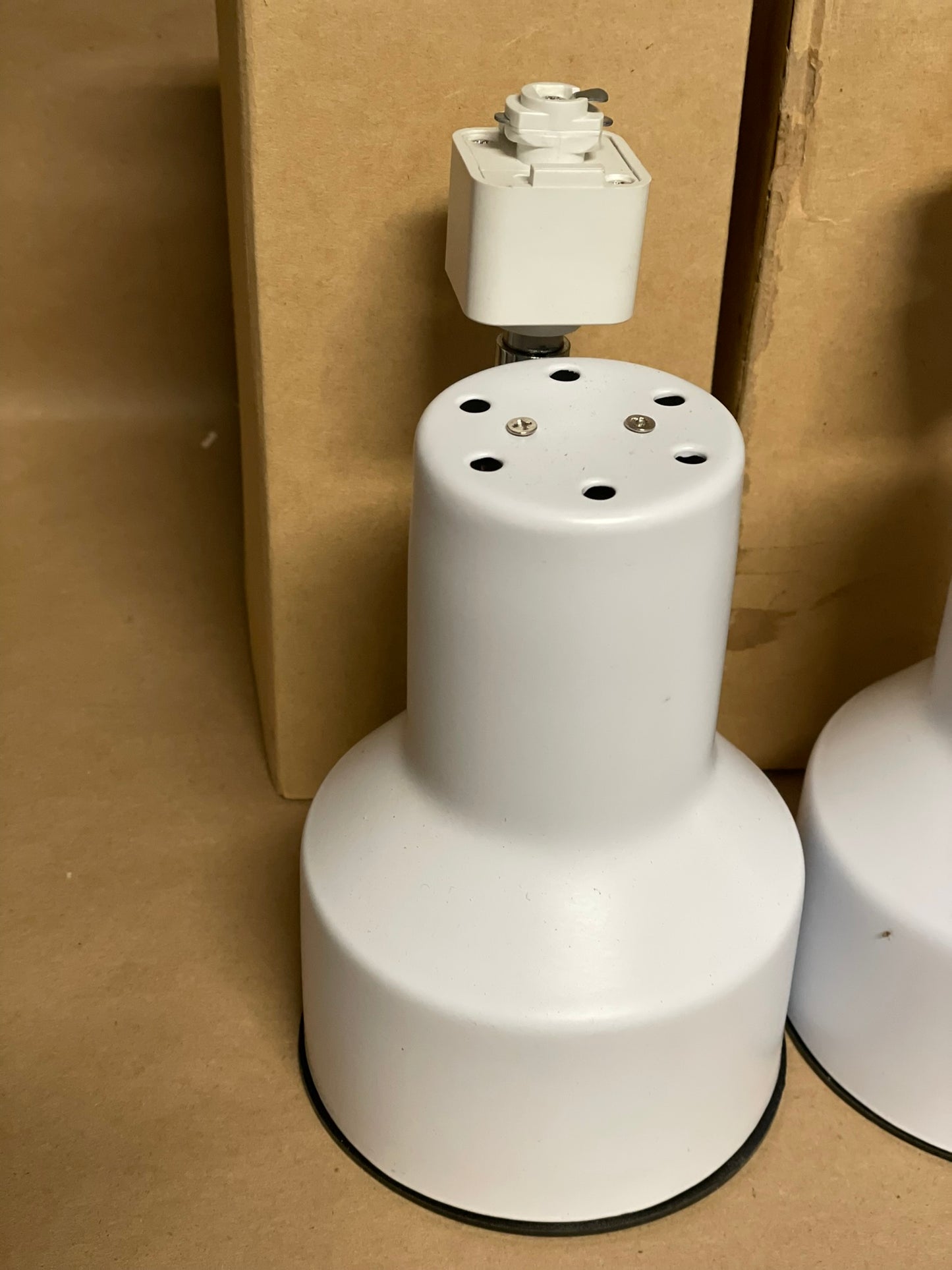 Set of 4 Track Light Heads White