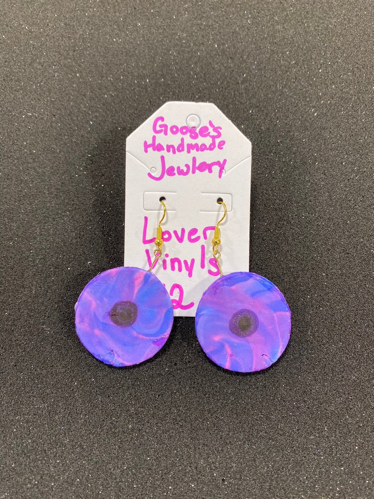 Goose's Handmade Lover Vinyls Earrings
