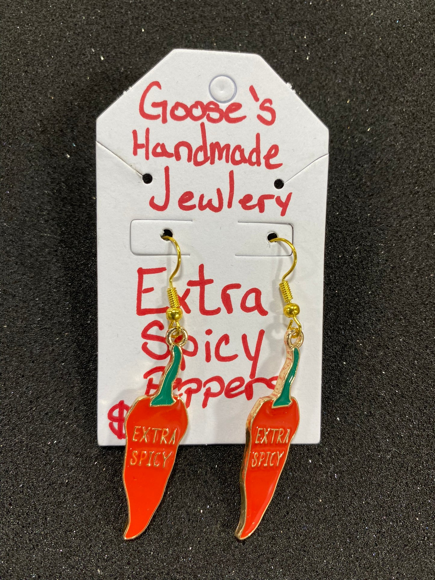 Goose's Handmade Extra Spicy Earrings