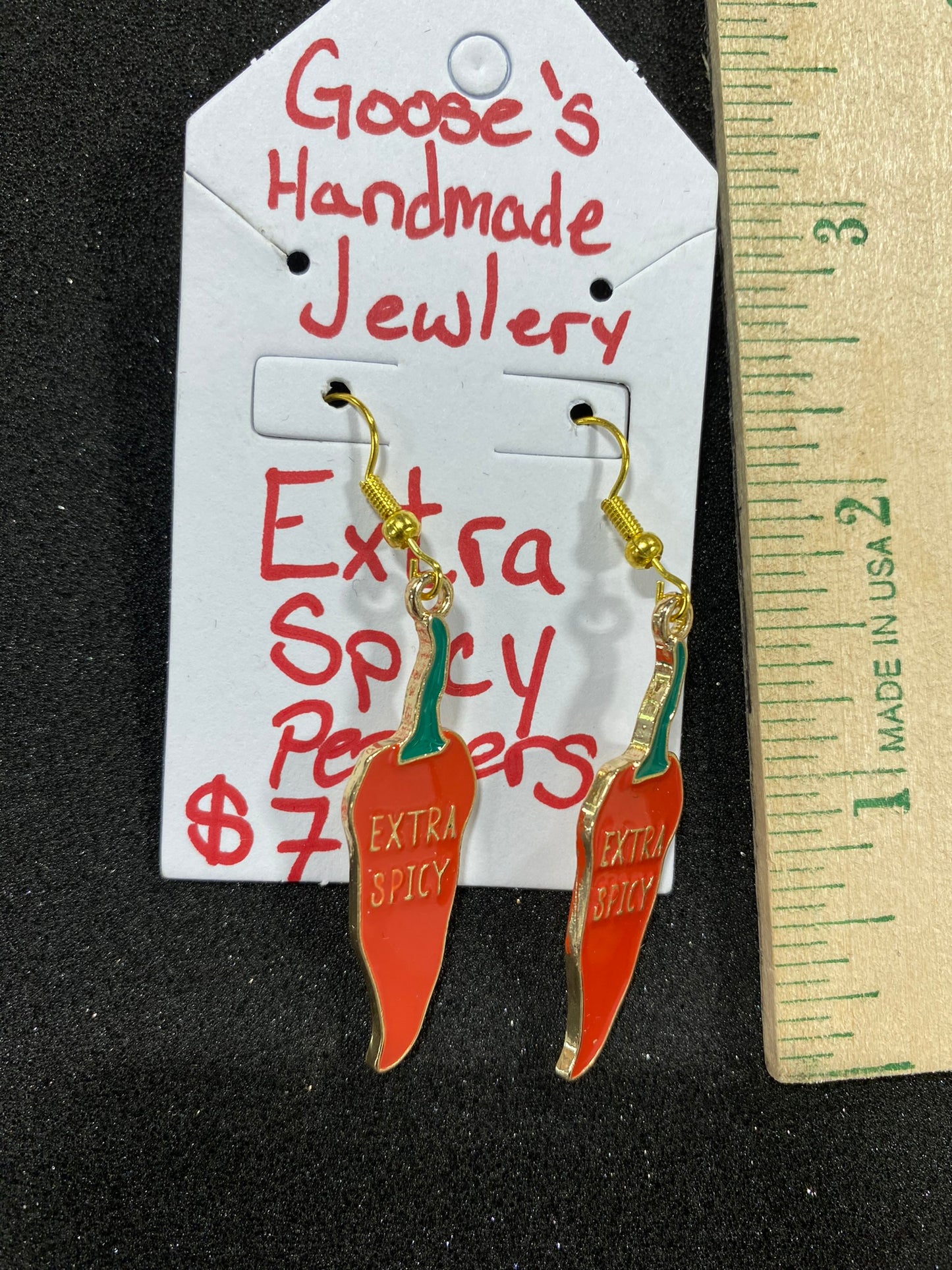 Goose's Handmade Extra Spicy Earrings