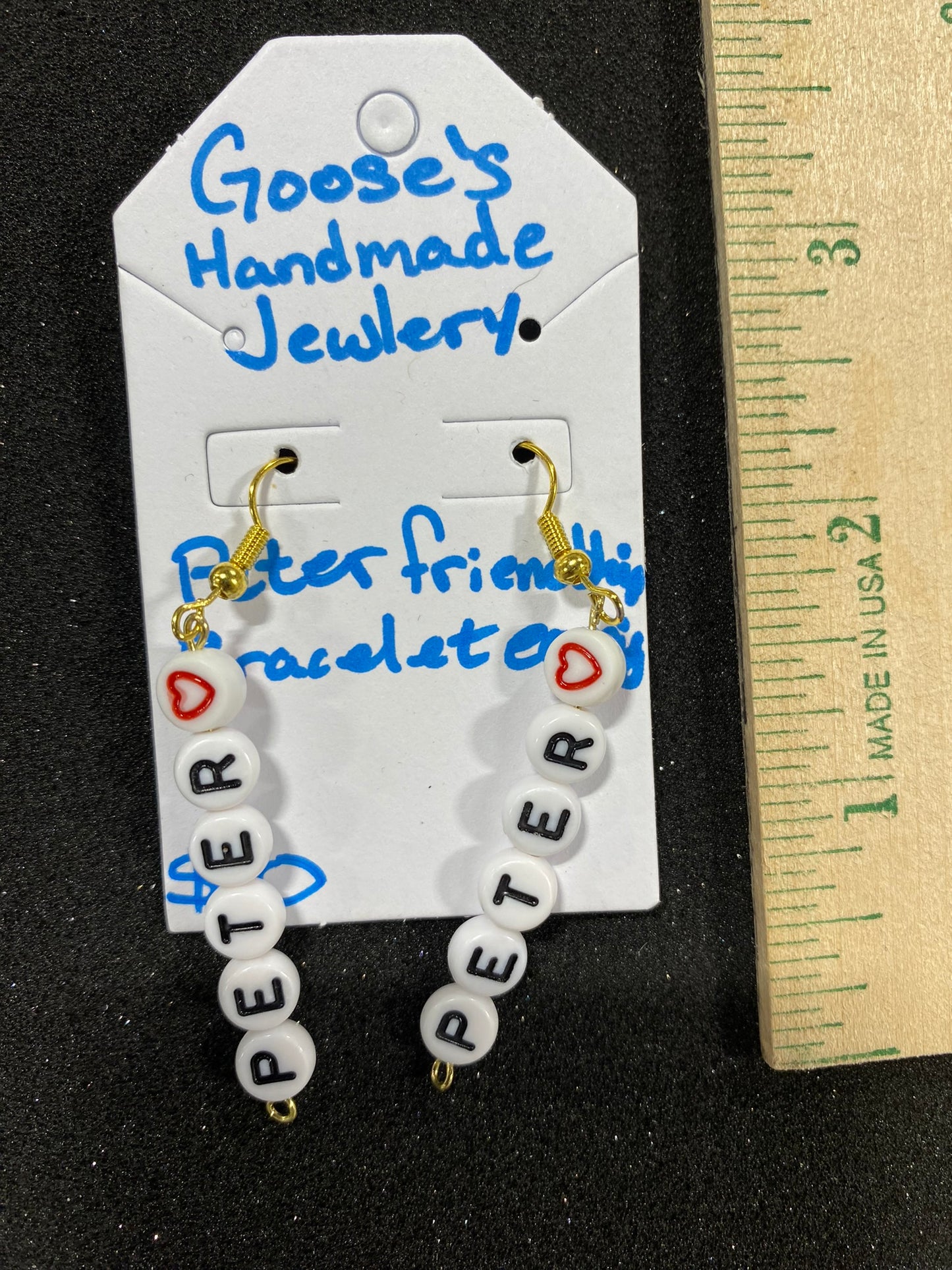 Goose's Handmade Peter Earrings