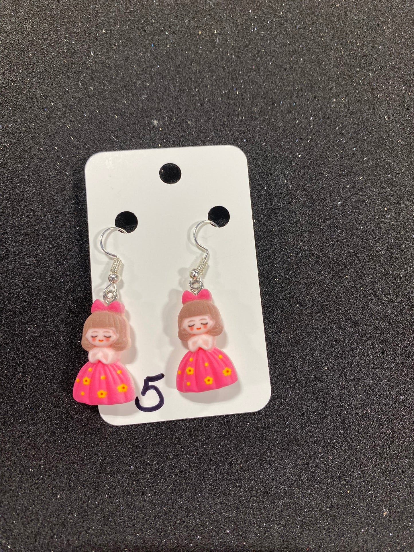 Goose's Handmade Pink Princess Earrings