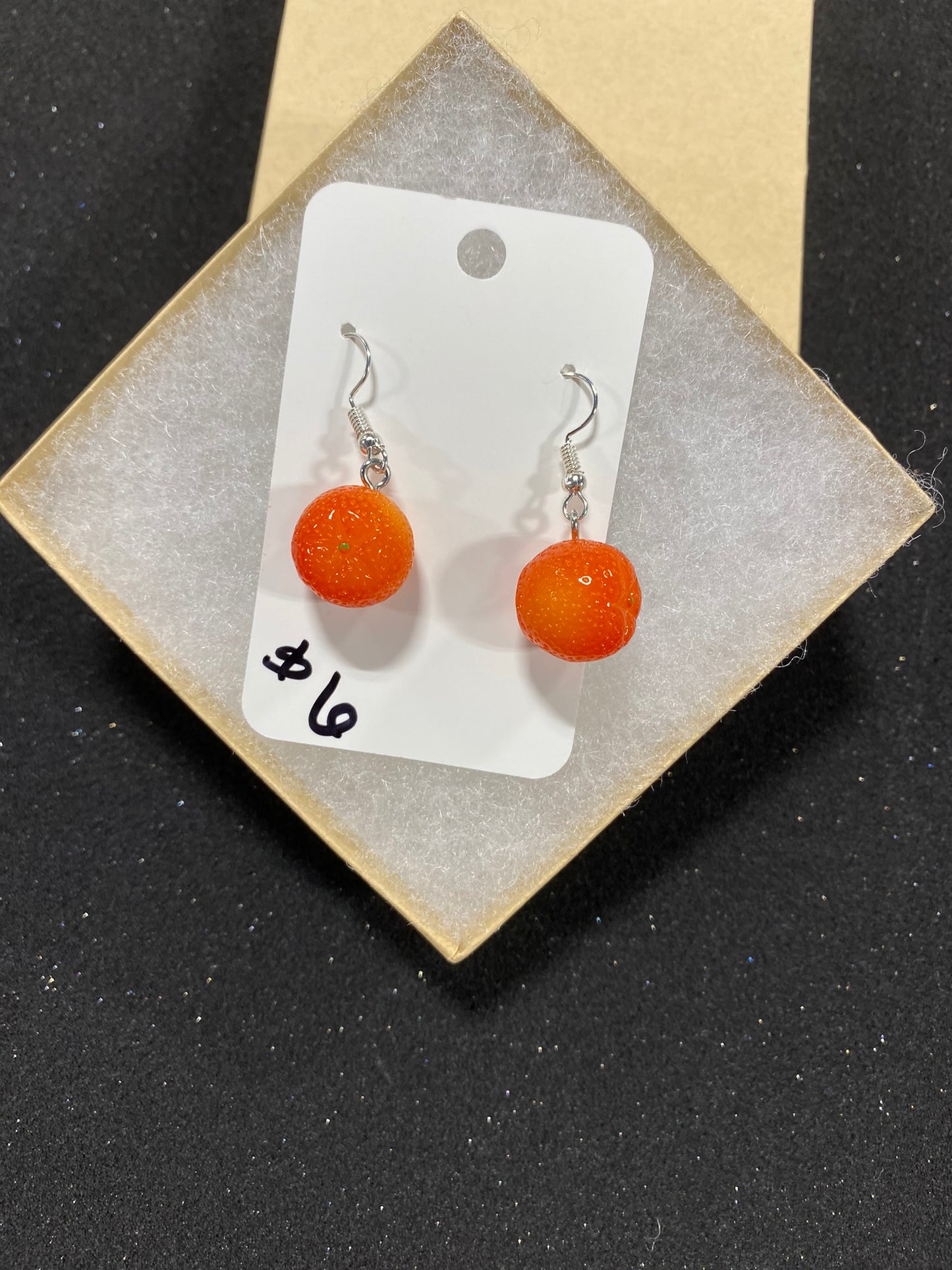 Goose's Handmade Orange Earrings