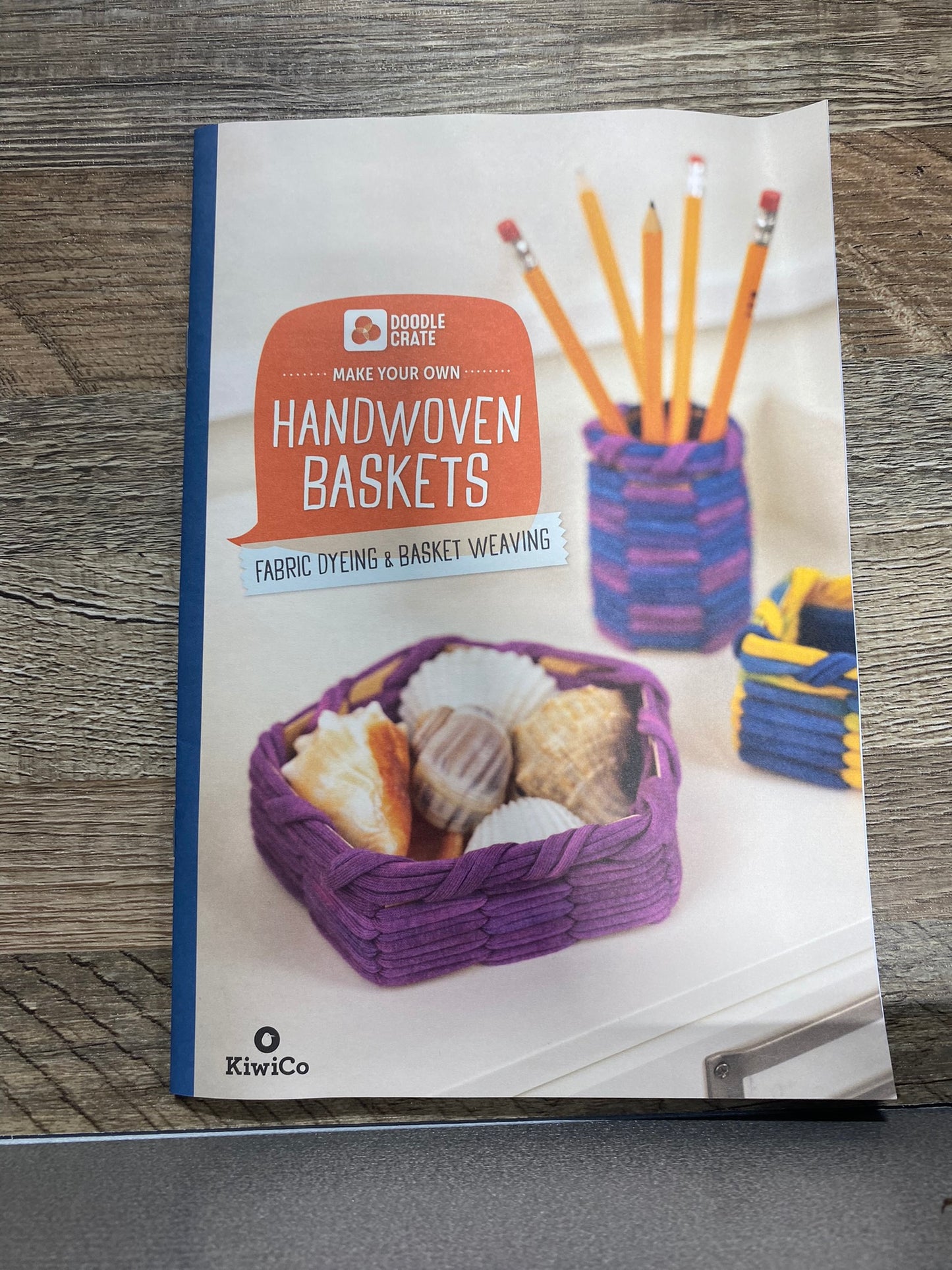Kiwi Crate Handwoven Basket kit