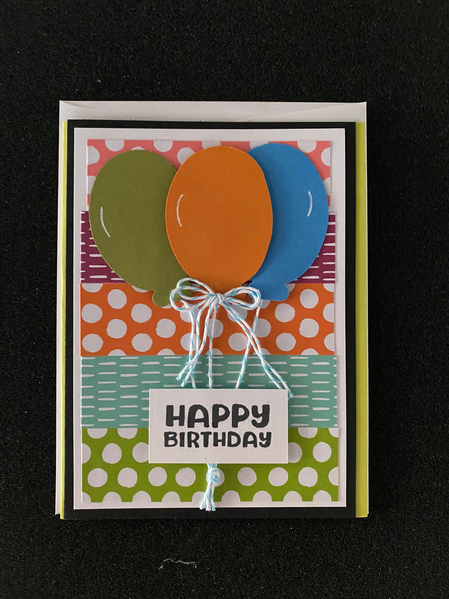Balloons Birthday Card