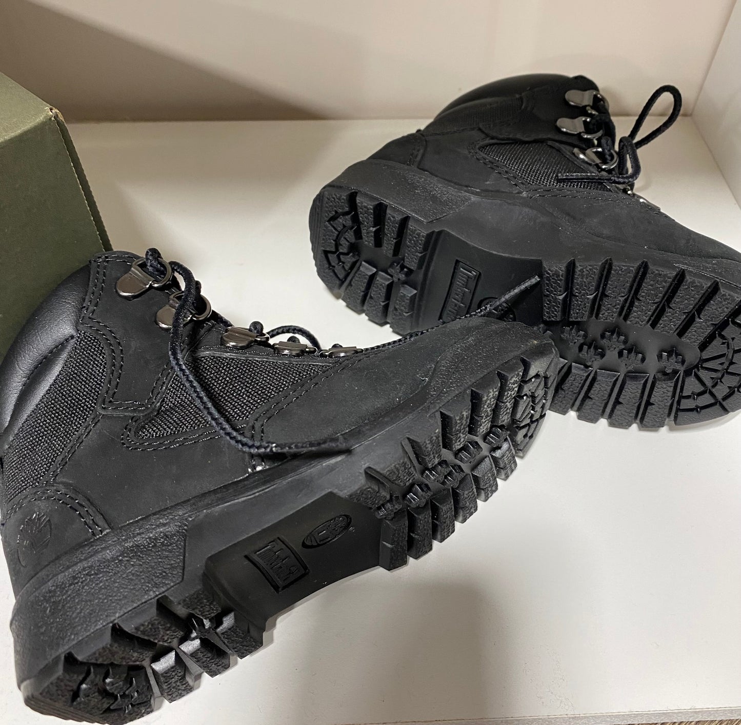 Black Timberland boots Toddler size 9