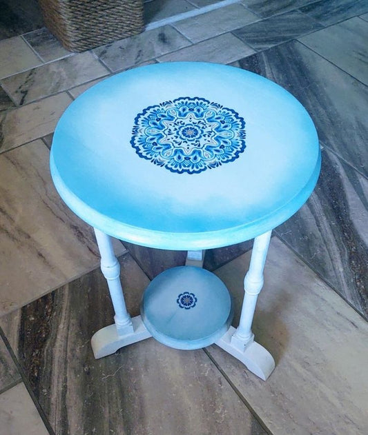 Small Round Table White