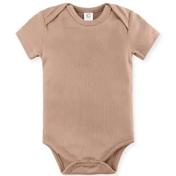 +Colored Organics bodysuit truffle