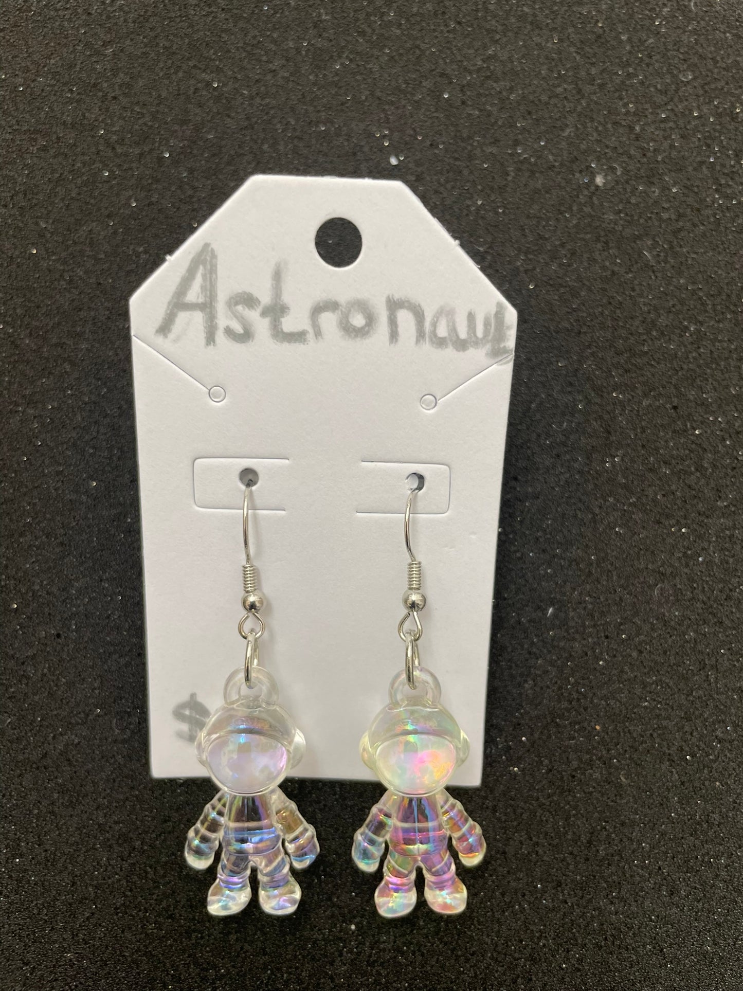 Goose's Handmade Astronaut Earrings