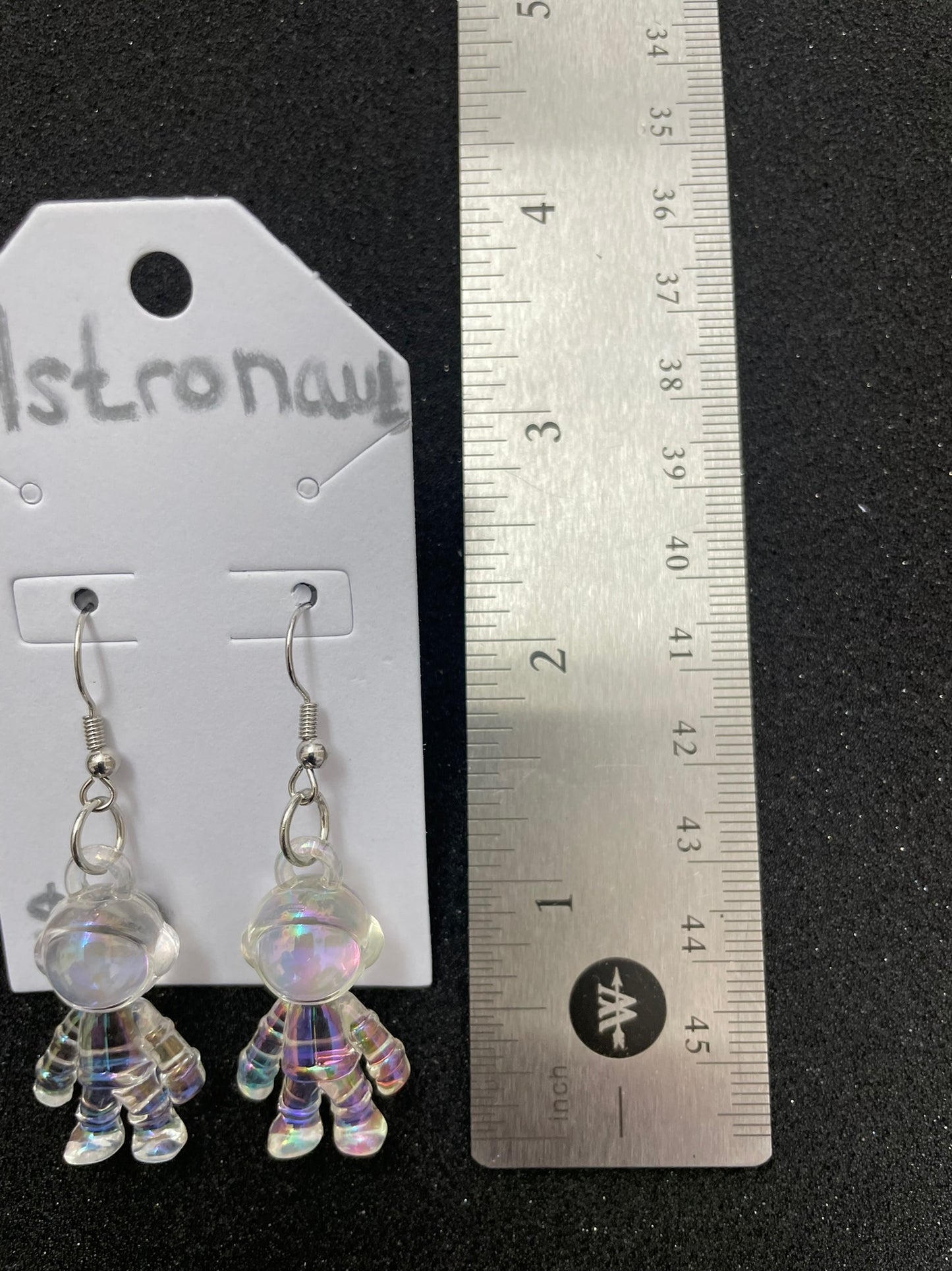 Goose's Handmade Astronaut Earrings