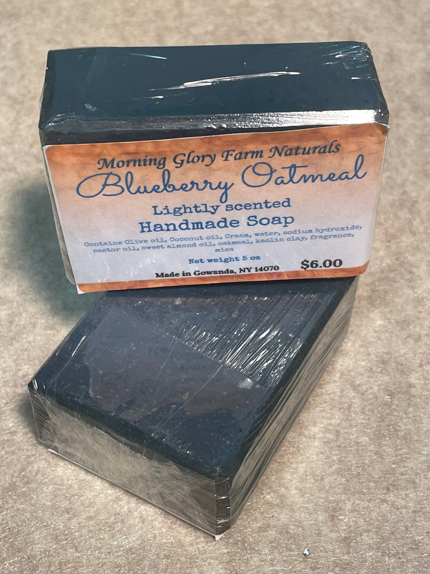 Blueberry Oatmeal Handcrafted Bar Soap