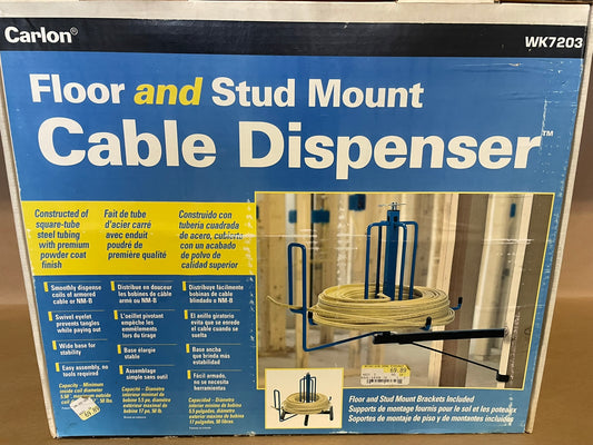 Carlon WK7203 Cable Dispenser Floor and Stud Mount