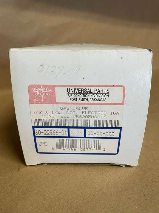 Universal Parts Honeywell Gas Valve VR8205H8016