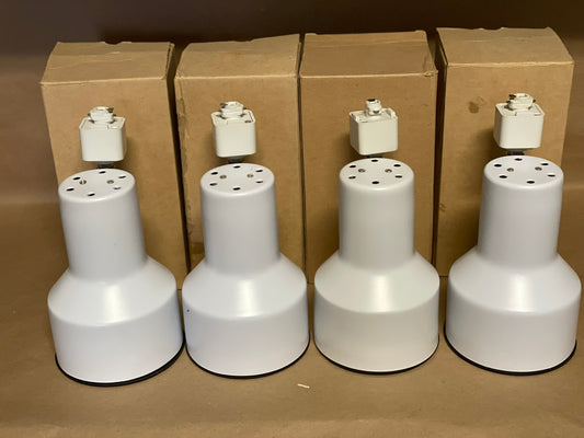 Set of 4 Track Light Heads White
