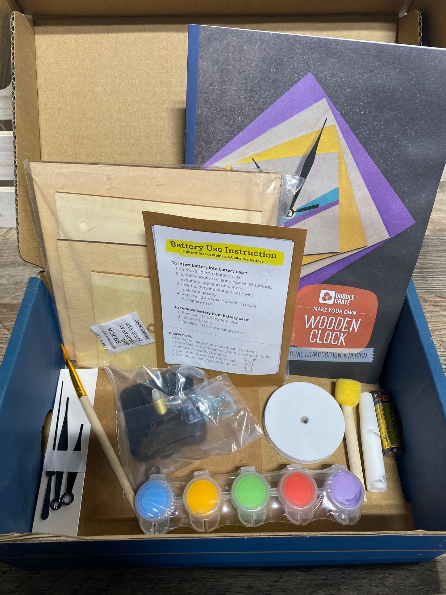 Kiwi Crate Decorative Clock kit