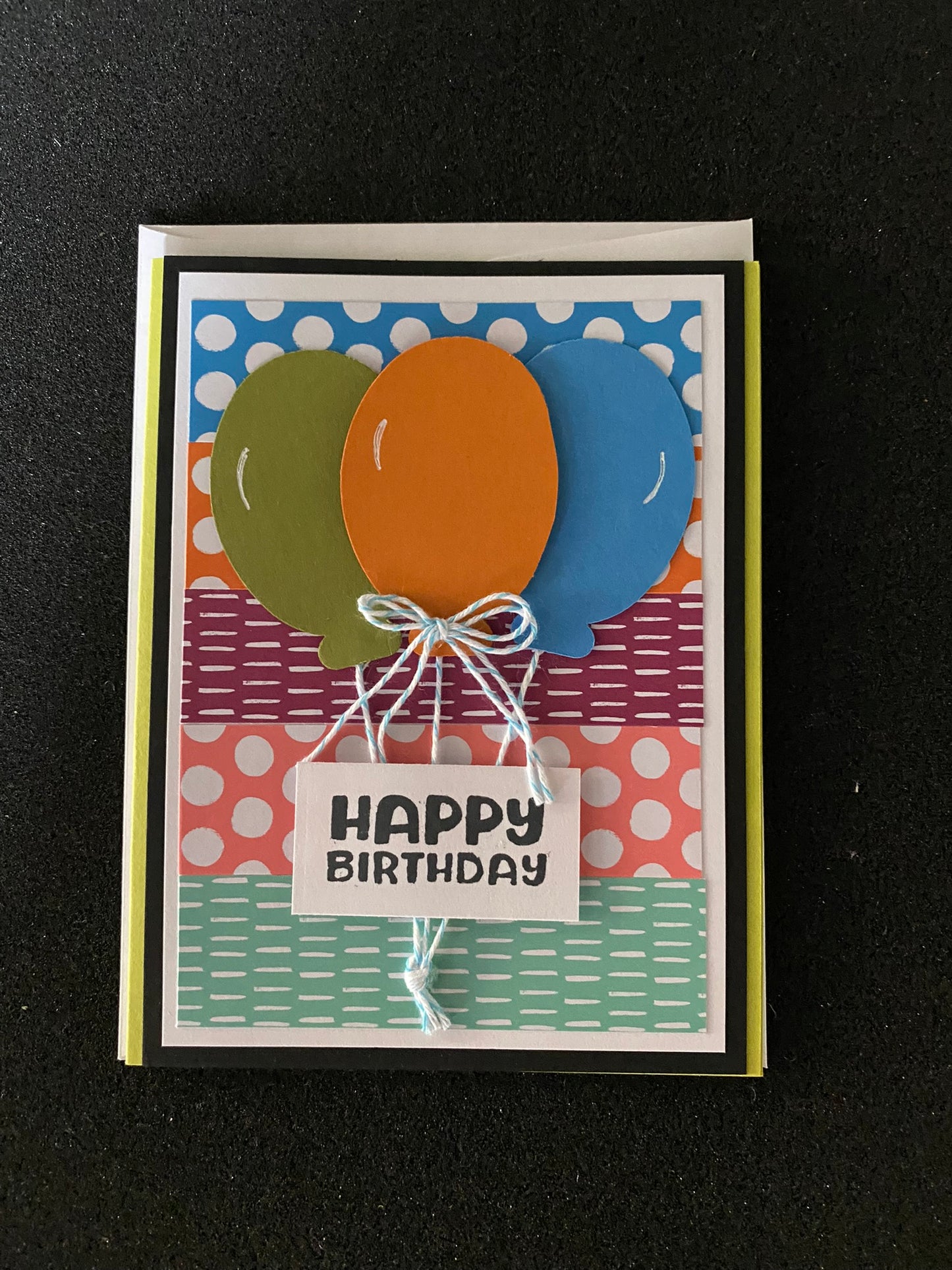 Balloons Birthday Card