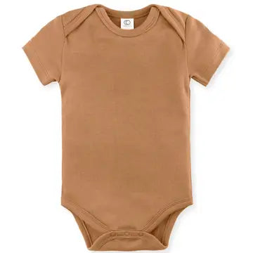 +Colored Organics bodysuit ginger